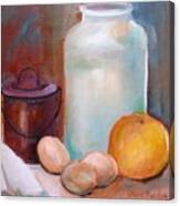 Still Life With Eggs Canvas Print