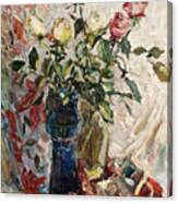 Still Life With Roses Canvas Print