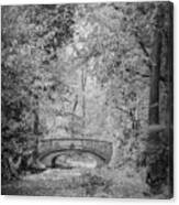 Stone Bridge In The Woods Canvas Print