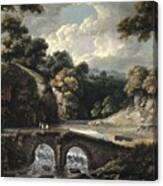 Stone Bridge Over The Wissahickon Canvas Print