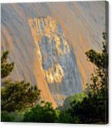 Stone Mountain Carving Canvas Print