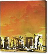 Stonehenge Ruins Canvas Print