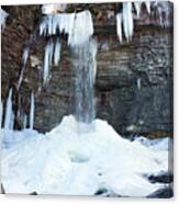 Stony Kill Falls In February #2 Canvas Print