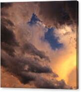 Storm Clouds At Sunset Canvas Print