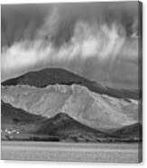 Storm Clouds Over Mountain Canvas Print