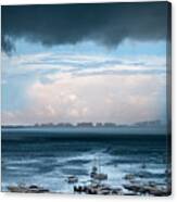 Storm On The Bay 2 Canvas Print