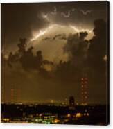 Storm Over Milwaukee #1 Canvas Print