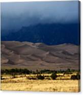 Storm Over The Great Dunes Colorado Canvas Print