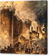 Storming Of The Bastille Canvas Print
