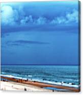 Stormy Beach Day Canvas Print