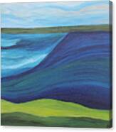 Stormy Lake Canvas Print