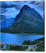 Stormy Sunrise Over Grinnell Peak Canvas Print
