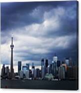 Stormy Toronto Skyline Canvas Print