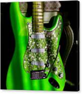 Stratocaster Plus In Green Canvas Print