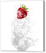Strawberry Splash Canvas Print