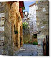 Street Arch In Montefioralle Italy Canvas Print