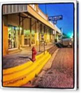 Street Scene Gonzales #texas #roadside Canvas Print