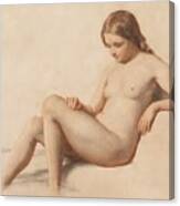 Study Of A Nude Canvas Print
