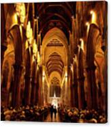 Stunning Interior Of St Mary's Cathedral Canvas Print