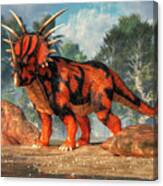 Styracosaurus Canvas Print