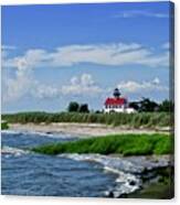 Summer At East Point Lighthouse Canvas Print