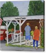 Summer Farm Stand Canvas Print