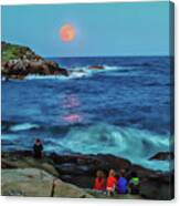 Summer Solstice Strawberry Moon Canvas Print