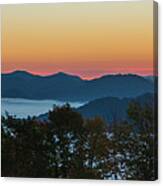 Summer Sunrise - Almost Dawn Canvas Print