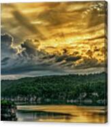 Summersville Lake Sunrise Canvas Print