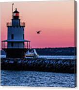 Sun Rise At Spring Point Canvas Print