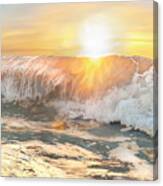 Sunburst Waves Canvas Print