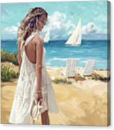 Sunday Afternoon At The Beach Canvas Print