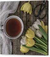 Sunday Morning Tea Time Canvas Print