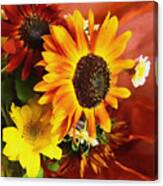 Sunflower Strong Canvas Print
