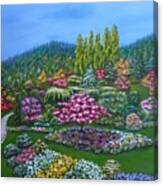 Sunken Garden Canvas Print