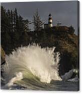 Sunlight And Surf Canvas Print