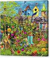 Sunny Garden Delight Canvas Print