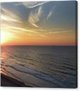 Sunrise At North  Myrtle Beach Canvas Print