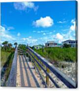 Sunrise Boardwalk Treasure Coast Florida C7 Canvas Print