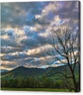 Sunrise Cades Cove Canvas Print