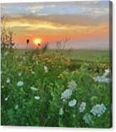 Sunrise In Mchenry County Canvas Print