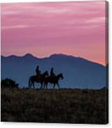 Sunrise In The Lost River Range Wild West Photography Art By Kay Canvas Print