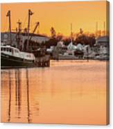 Sunrise On Hyannis Harbor Canvas Print