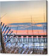 Sunrise On Wrightsville Beach Canvas Print