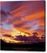 Sunrise Over Croagh Patrick Canvas Print