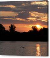 Sunrise Over The Braden River Canvas Print