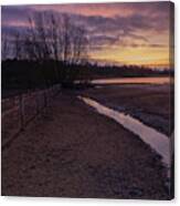 Sunrise, Rutland Water Canvas Print