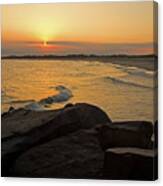Sunset At Cape May Canvas Print