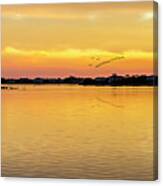 Sunset At Quogue Long Island Canvas Print