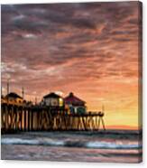 Sunset At Ruby's Canvas Print